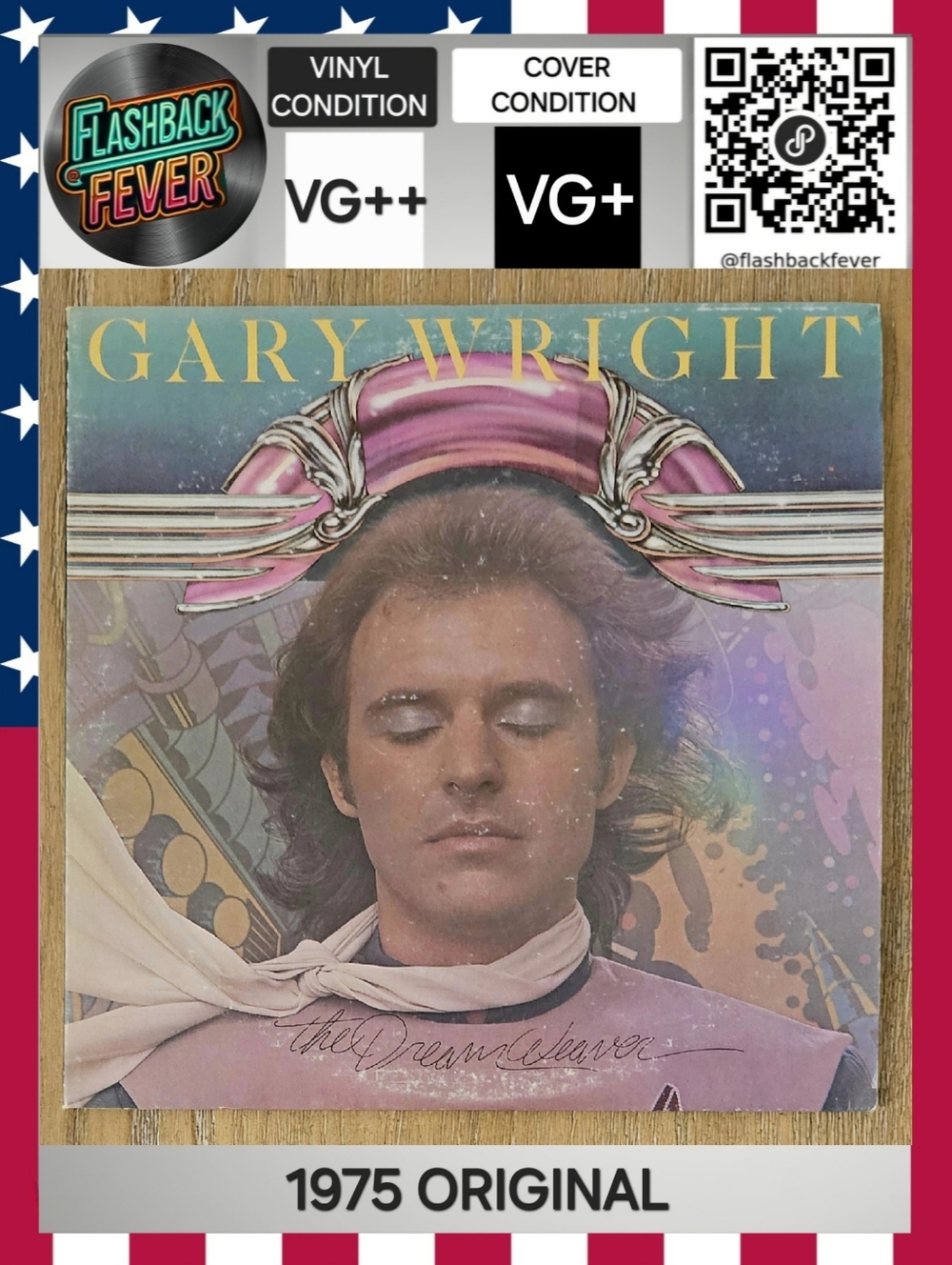 GARY WRIGHT•The Dream Weaver•1975 US (#BS 2868) Santa Maria Pressing